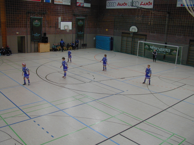 Startaufstellung im Finale
